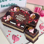 Be Mine Personalised Brownie Slab, thumbnail 1 of 5