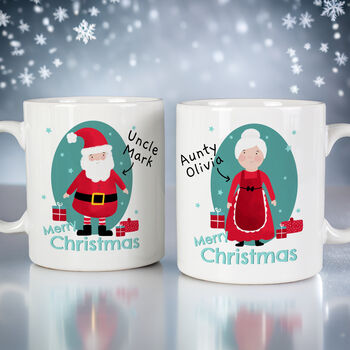 Personalised Mr And Mrs Claus Mug Set, 3 of 6