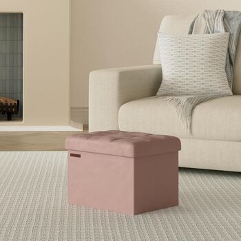 Small Ottoman Footstool With Hidden Storage, 3 of 7