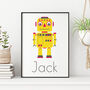 Personalised Children's Robot Prints, thumbnail 5 of 9