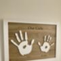 Personalised Family Handprints Solid Oak Wall Hanging, thumbnail 8 of 12