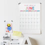 2026 Monthly Wall Planner Individual Pages, thumbnail 6 of 10