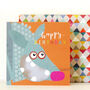 Laser Cut Armadillo Birthday Card, thumbnail 5 of 5