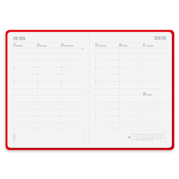 2026 Diary Forbes Classic A5 Week To View Personalised Business Gift, 12 of 12
