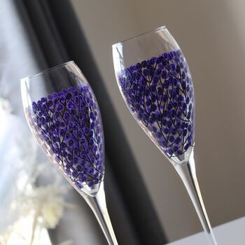 Purple Berry Champagne Flute, 2 of 4