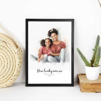 Personalised Watercolour Mother’s Day Print, 2 of 7