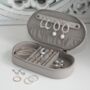 Italian Leather Oval Jewellery Box, thumbnail 4 of 10