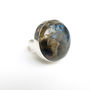 Large Labradorite Gemstone Ring Set In Sterling Silver, thumbnail 1 of 6