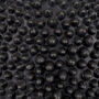 Black Ceramic Sea Urchin Table Lamp With White Shade, thumbnail 6 of 9