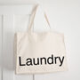 Simple Text Bag To Carry Laundry, thumbnail 2 of 4