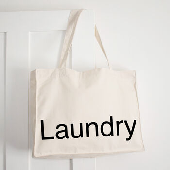 Simple Text Bag To Carry Laundry, 2 of 4