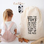 Toy Storage Bag Sack For Kids Playroom Or Bedroom, thumbnail 3 of 3