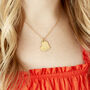 Personalised Name Gold Plated Heart Necklace, thumbnail 10 of 12