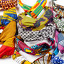 African Print Turban Headband, thumbnail 1 of 9