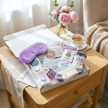 Ultimate Cosy Night Pamper Hamper, Hug In A Box, You Got This Care Package, 3 of 11
