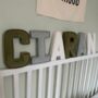 Corduroy Fabric Personalised Initial Letter, thumbnail 7 of 10