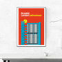 Brutalist London Balfron Tower Illustrated Poster, thumbnail 1 of 3