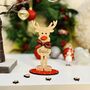 Personalised Christmas Table Place Setting Reindeer, thumbnail 2 of 5