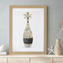 Personalised Retirement Champagne Word Art, thumbnail 8 of 9