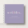 Personalised 'Scribbles' Small Notebook, thumbnail 1 of 10