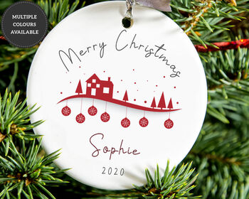 Personalised Family Christmas Tree Decoration, 2 of 6