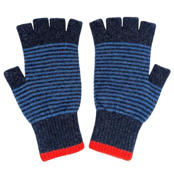 Men's Lambswool Gloves And Fingerless Mitts, 2 of 6