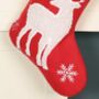 Personalised Reindeer Christmas Stocking, thumbnail 7 of 7