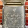 Distressed Grey Zinc Postbox – Wall Mounted Letter Box, thumbnail 5 of 9