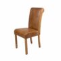 Leather And Tweed Country Baby Rollback Dining Chair, thumbnail 1 of 4