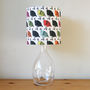 Colourful Guinea Fowl Handmade Stand Lampshade, thumbnail 4 of 8