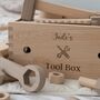 Personalised Wooden Play Toolbox Set, thumbnail 2 of 7