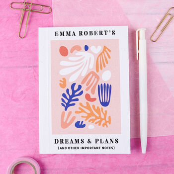 Personalised Matisse Style Dreams Pocket Notebook, 2 of 5