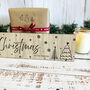 Personalised Small Oak Christmas Family Sign Decoration Gift, thumbnail 5 of 7