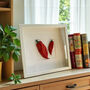 Ceramic Wall Art Kitchen Decor: Red Peppers, thumbnail 8 of 8