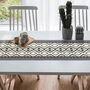 Table Runner Dining Table Geometric Design With Tassels, thumbnail 4 of 7