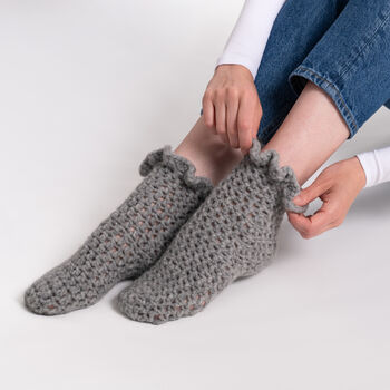 Frill Socks Crochet Kit, 5 of 9