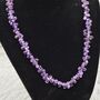 Purple Amethyst Beaded Necklace, thumbnail 6 of 9