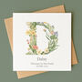 Personalised Botanical New Baby Card, thumbnail 1 of 6
