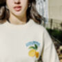 Cream Lemon Embroidered Knit Jumper, thumbnail 6 of 8