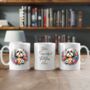 Personalised Shih Tzu Summer Floral Dog Wreath Gift Keepsake Mug, thumbnail 2 of 2
