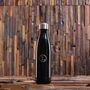 Personalised Black Reusable Water Bottle In, thumbnail 1 of 3