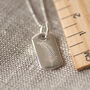 Fern Engraved Sterling Silver Nature Necklace, thumbnail 4 of 11