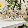 Personalised Beach Bar Kitchen Sign Reclaimed Wood, thumbnail 3 of 4