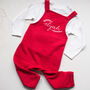Personalised Christmas Branches Dungarees, thumbnail 2 of 2