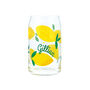 Personalised Lemons Name Printed Can Glass, thumbnail 2 of 6