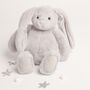 Gift Boxed Grey Soft Plush Bunny Toy, thumbnail 2 of 5