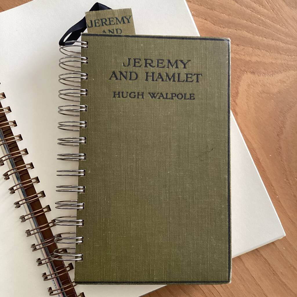 'Jeremy And Hamlet' Upcycled Notebook, 1 of 5