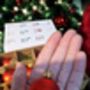 Personalised Advent Calendar – 24 Engraved Glass Baubles, thumbnail 6 of 8