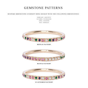 Design Your Own Birthstone Eternity Ring, 5 of 10