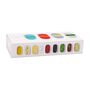 Storage Containers Porcelain With Coloured Lids Set4, thumbnail 11 of 12